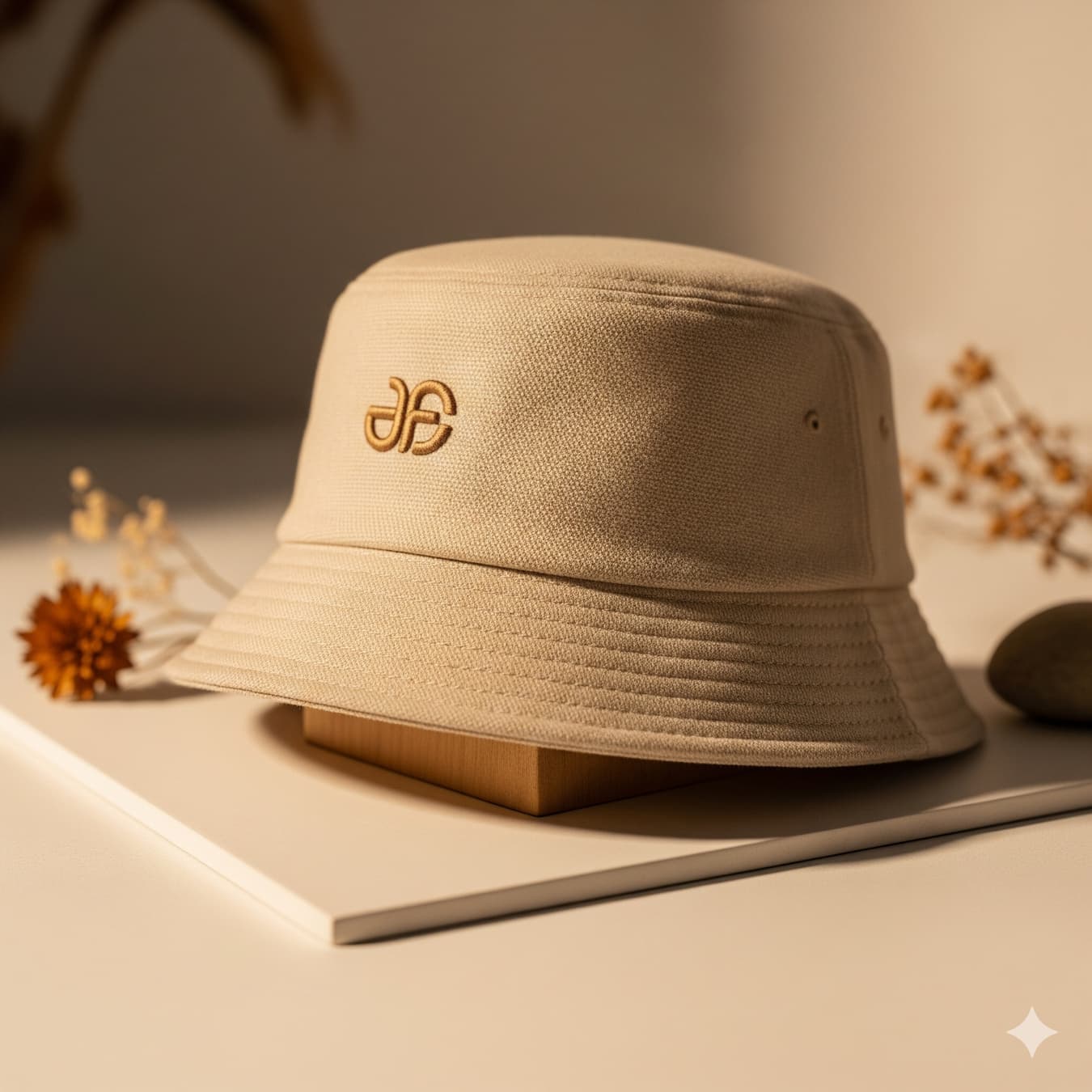Brown Bucket Hat